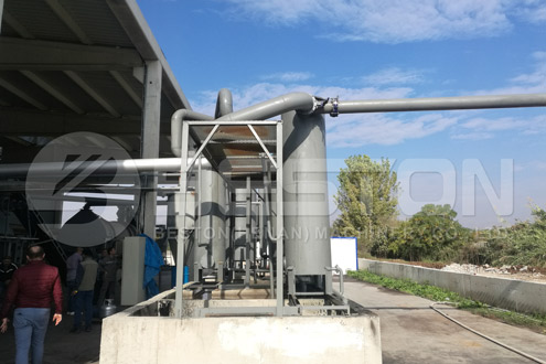 Installation of Rice Husk Charcoal Making Machine