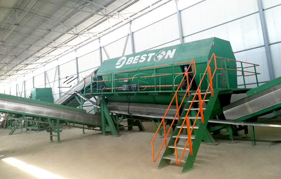 Beston Automatic Waste Sorting Machine Installed in Uzbekistan