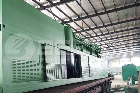 continuous waste tyre pyrolysis plant