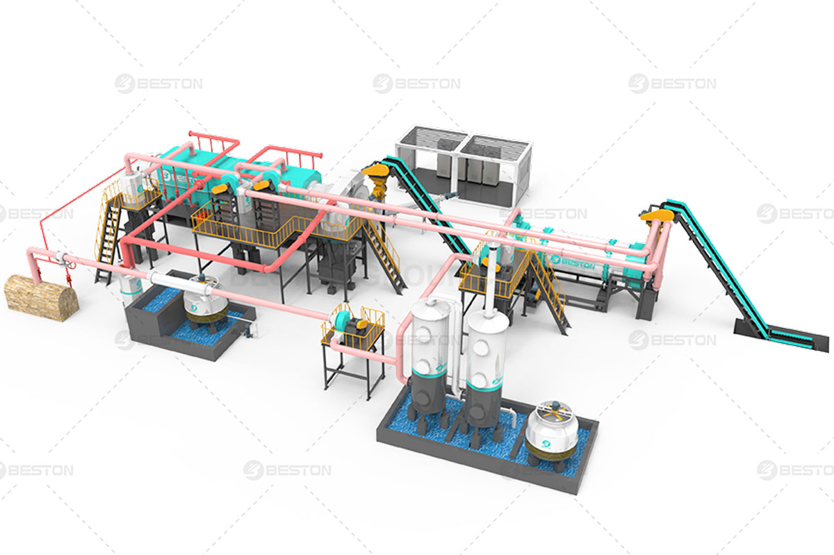Fully Continuous Biochar Production Equipment