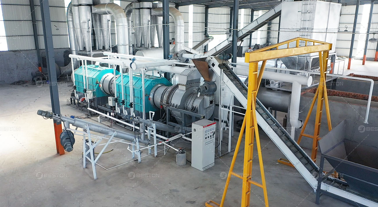 Beston biochar production equipment