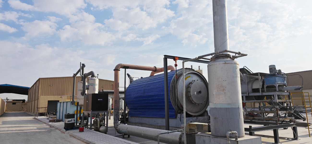 End-Products of a Pyrolysis Plant and Their Industrial Applications